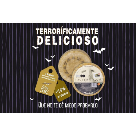 2 X Queso manchego curado artesano 