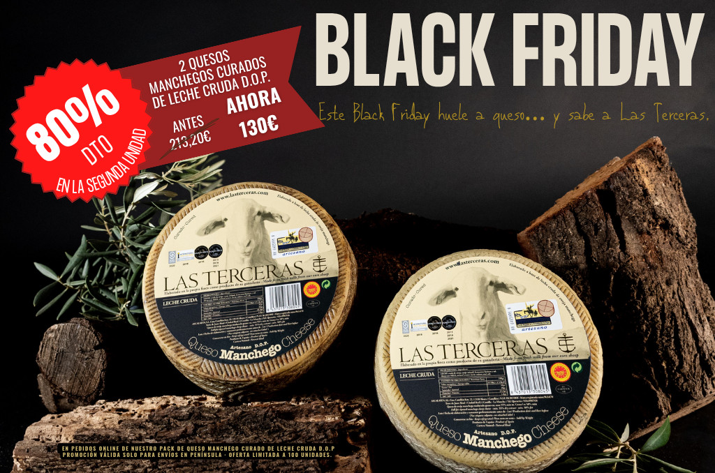 2 X Queso manchego curado artesano 