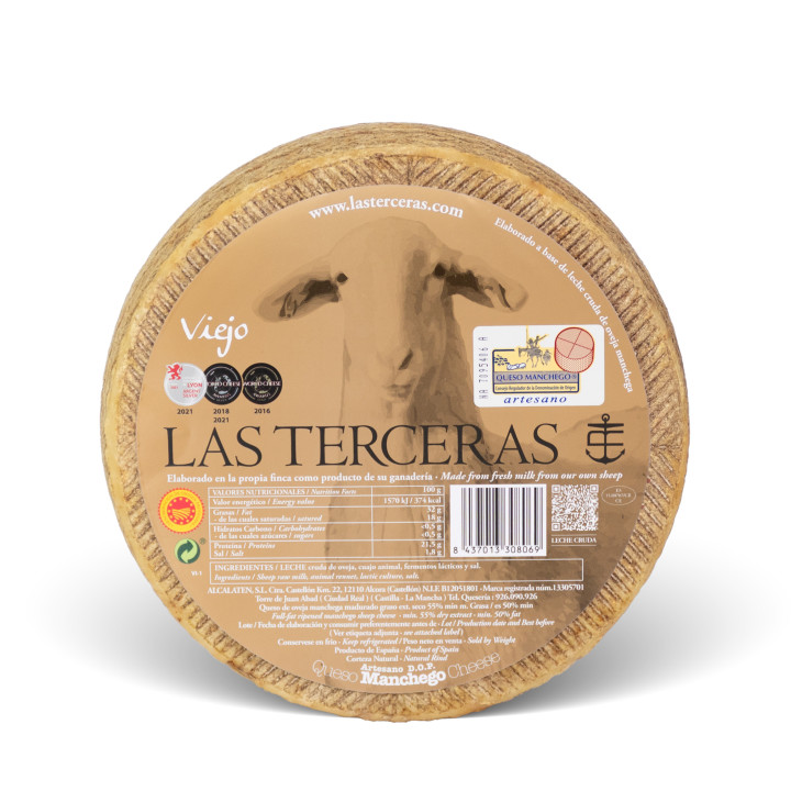 Aged artisan manchego Cheese PDO