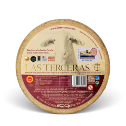Queso manchego semicurado artesano DOP Las Terceras
